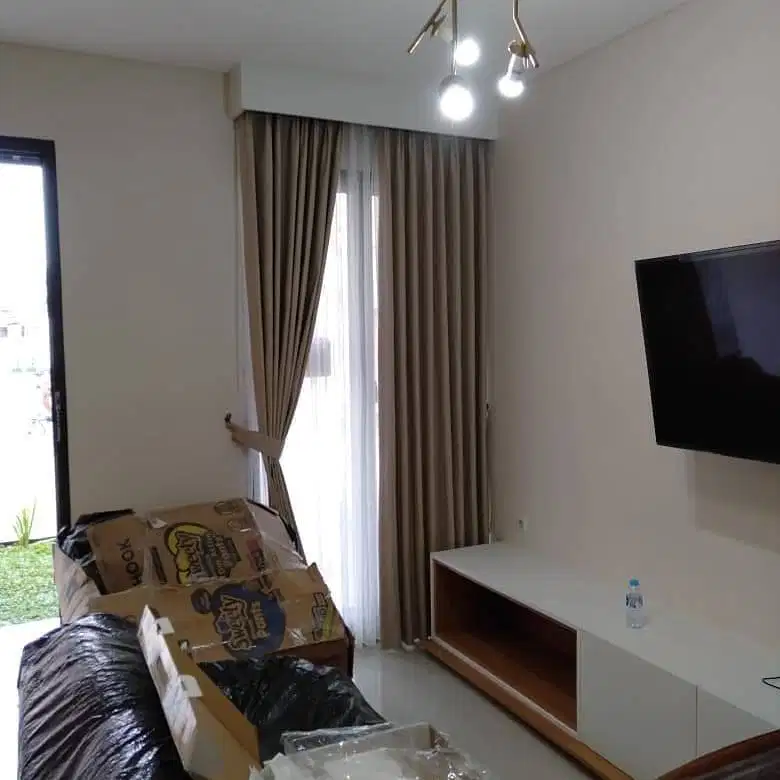 Pembuatan Gorden Blackout Pasang Skat Klinik Hordeng Gordyn Vitrase