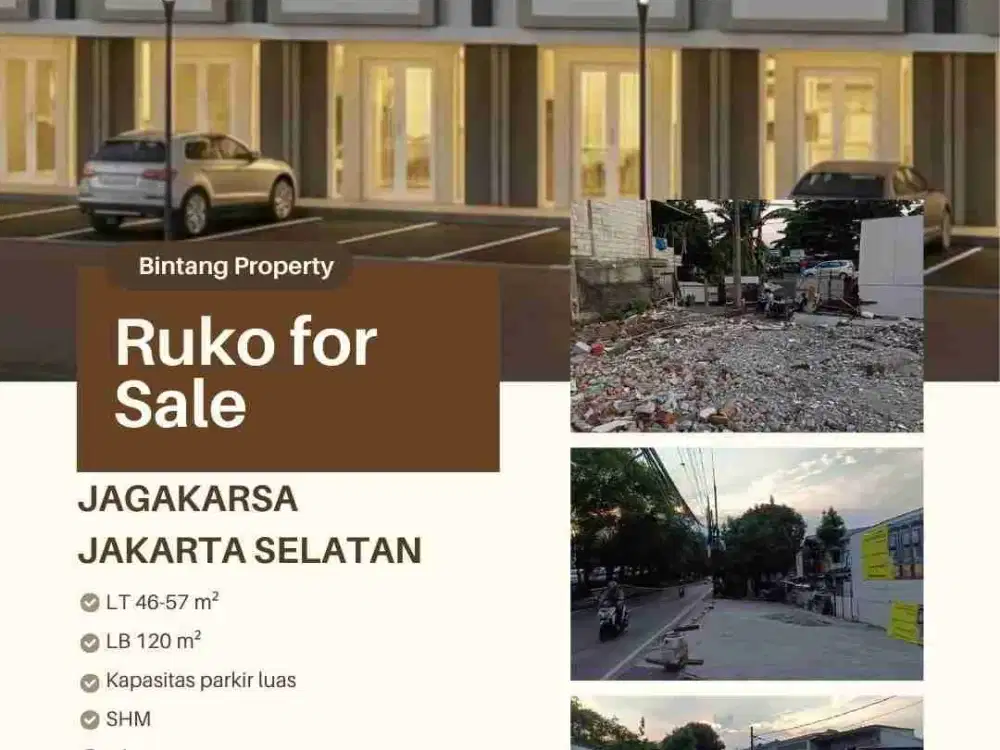DIJUAL RUKO 3 LANTAI