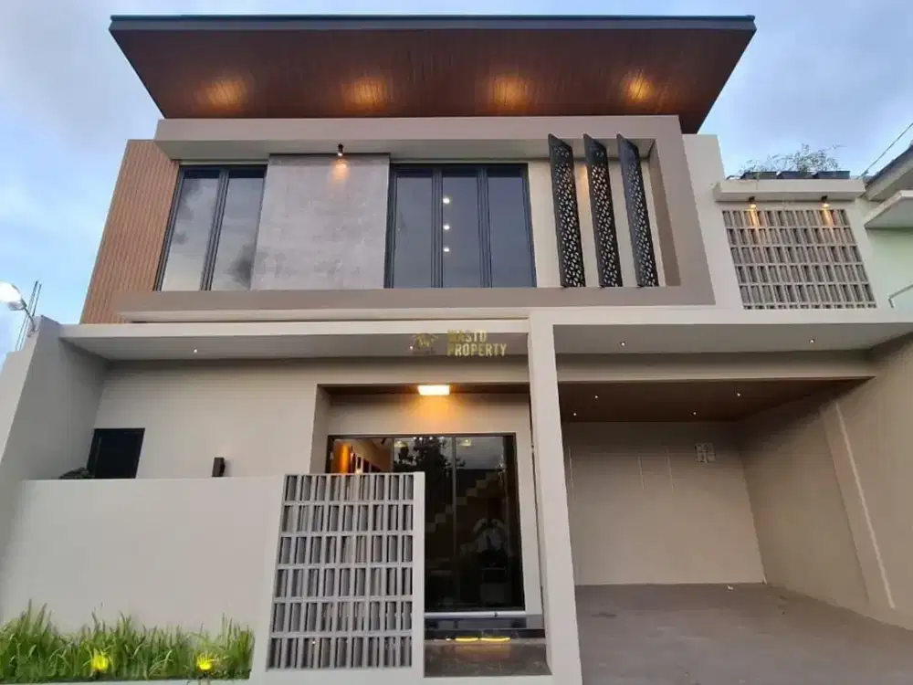 RUMAH MEWAH 2 LANTAI FULL FURNISHED DALAM CLUSTER DEKAT RS HARDJOLUKITO