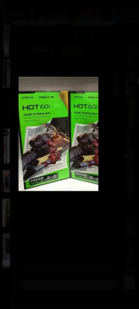 Infinix hot 60i ram 8gb 256gb dan6/128 garansi resmi