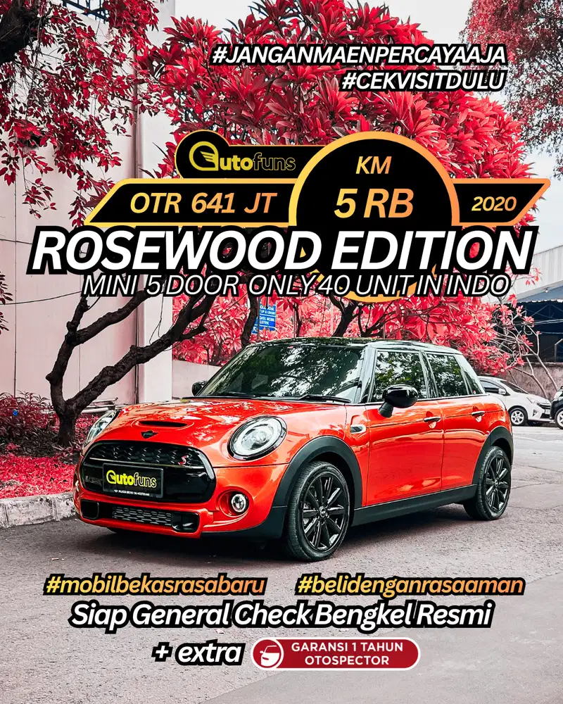Km 5 Rb Mini Cooper S Rosewood 2021/2020