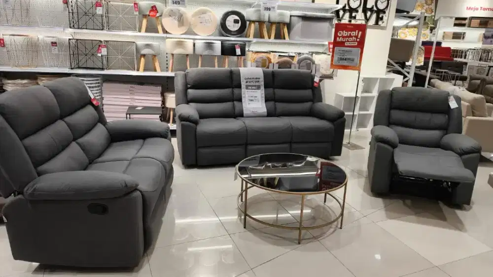 Promo sofa set reclining