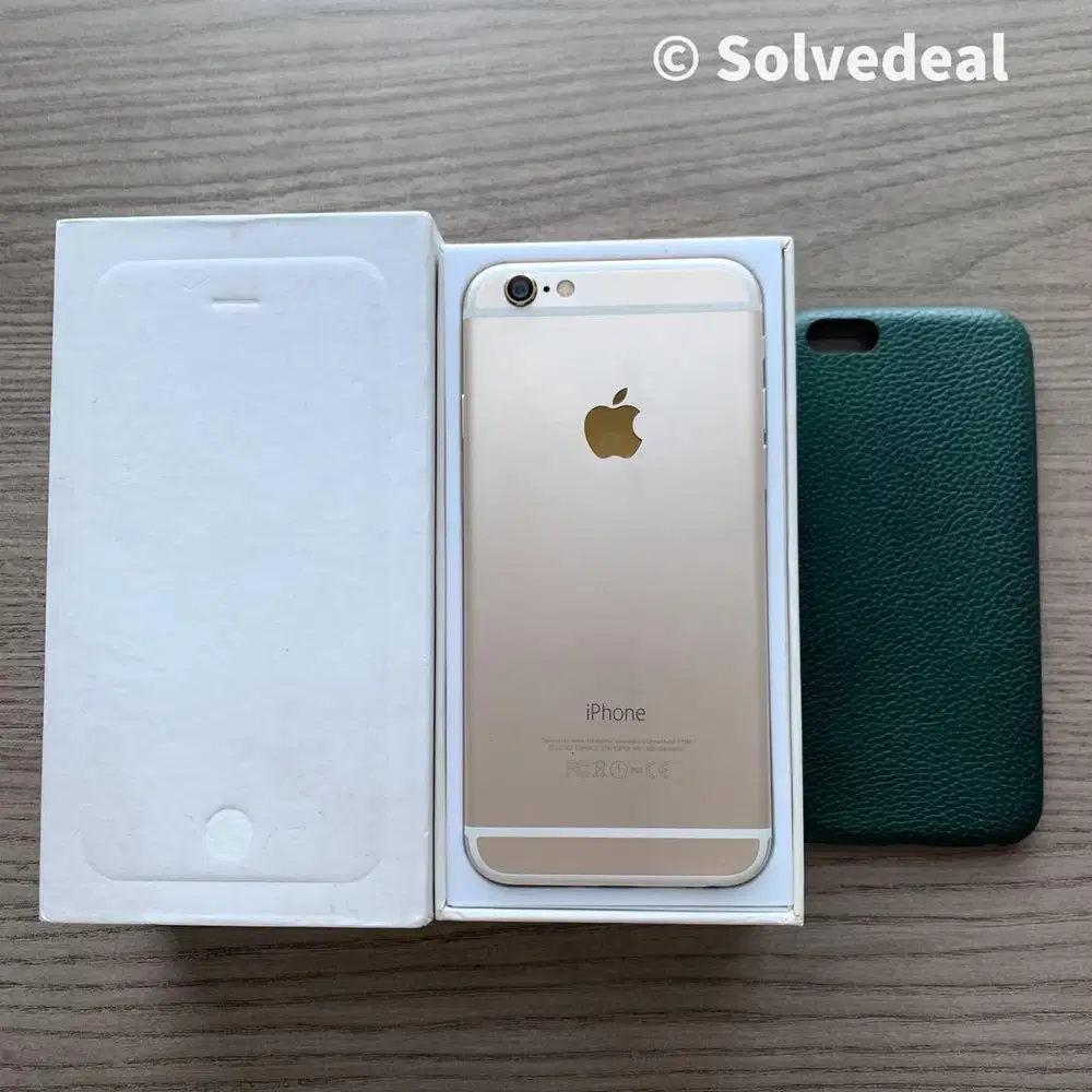 Apple Iphone 6 Gold Mulus All Operator Siap Pakai