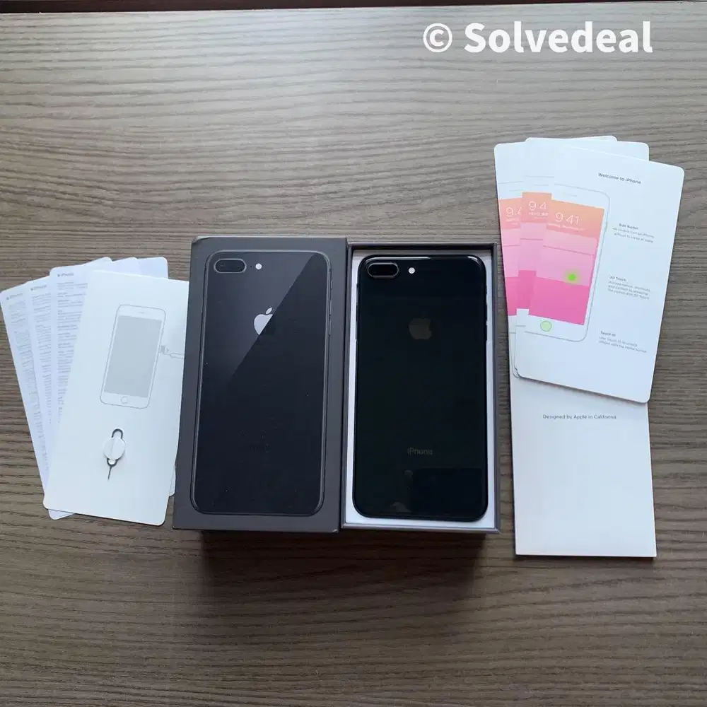 Apple Iphone 8 Plus Space Gray Mulus Siap Pakai