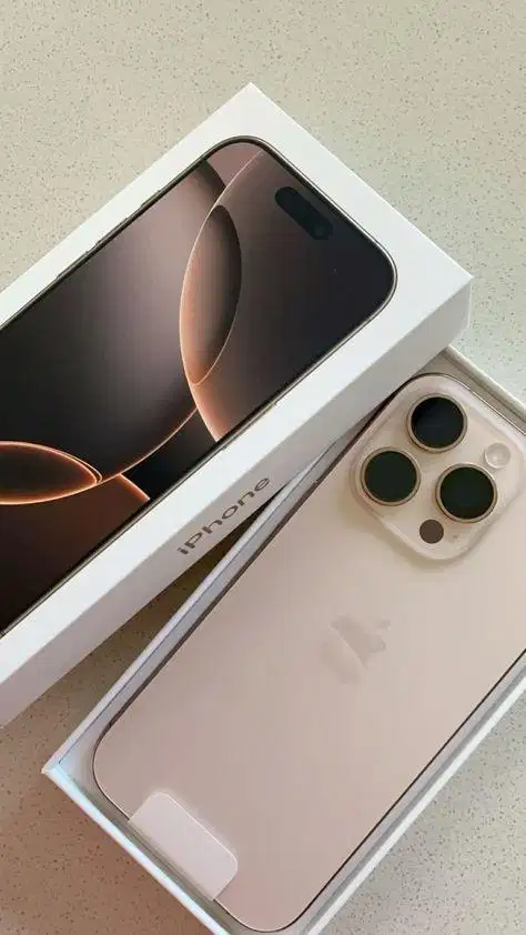 IPHONE 16 PRO 128GB DESSERT NEW STOK LIMIT