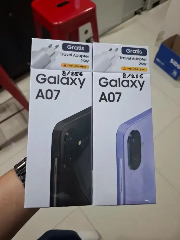 NEW SAMSUNG A07 8/256GB FREE ADAPTER ORI GARANSI RESMI