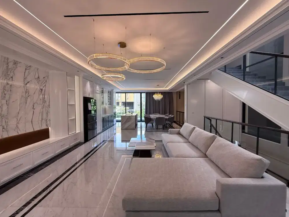 Rumah Mewah Kawasan Elit Enchante Bsd Full Furnish Cakep