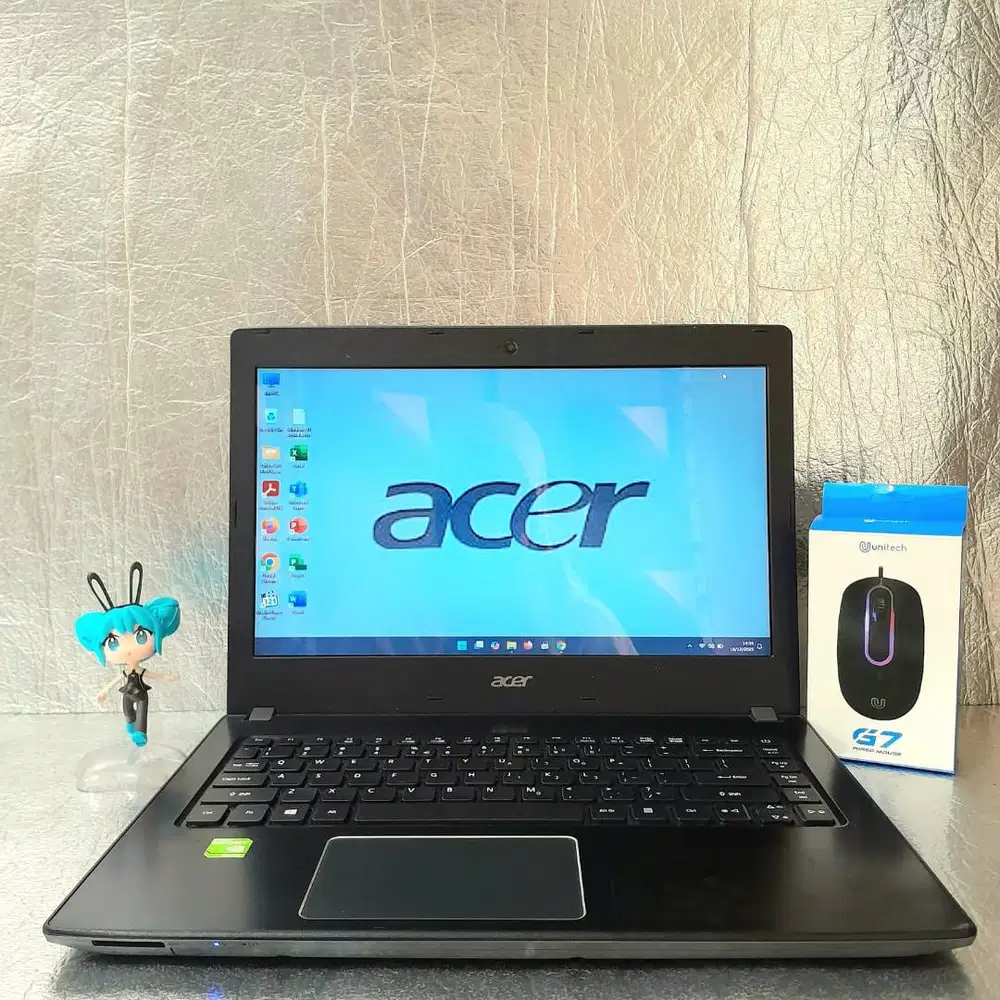 Acer aspire E5-476G Core i3-6006U Ram 8gb ssd 256gb Vga Nvidia mx 130