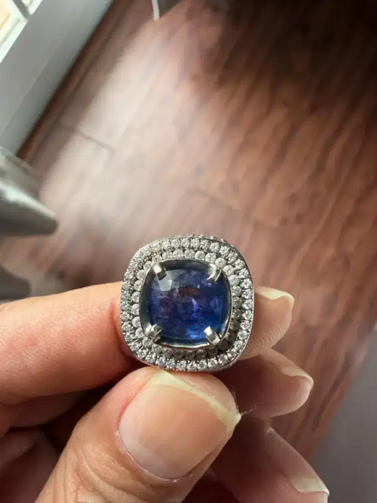 Blue safir natural no heat