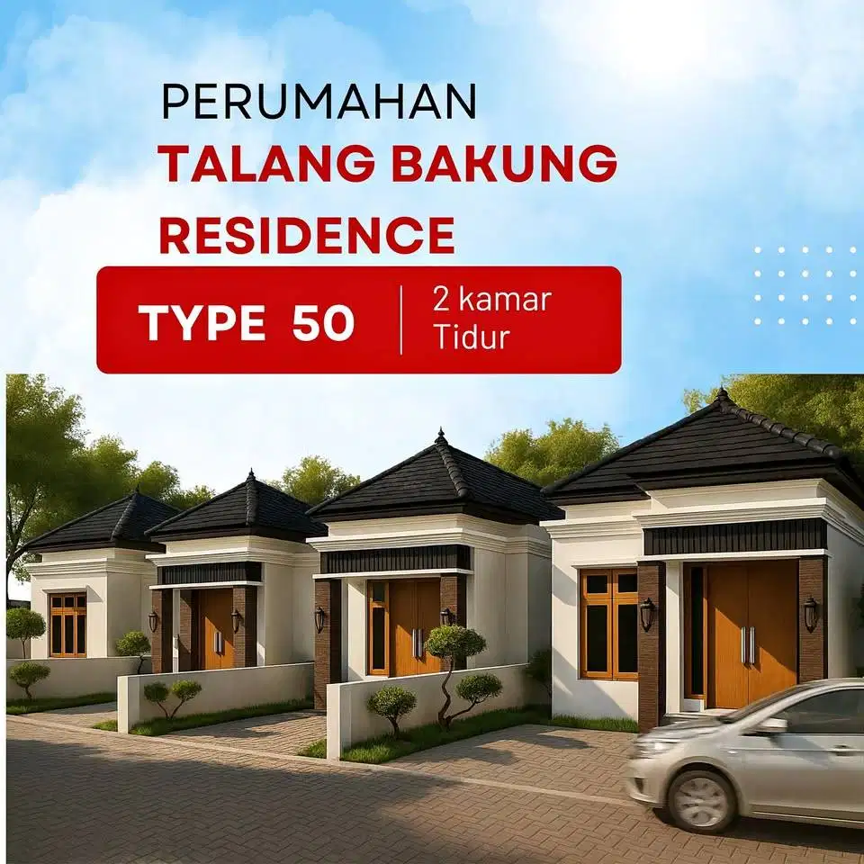 Jual Rumah Talang Bakung Kota Jambi Type 50/155