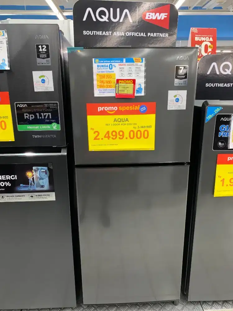 Kulkas Aqua Ref 2 Door AQR D251 DG