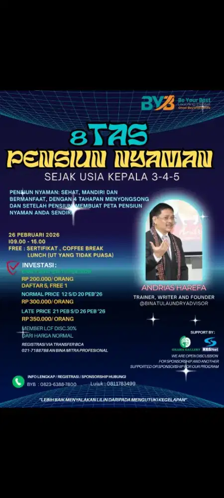 Butuh segera marketing freeline