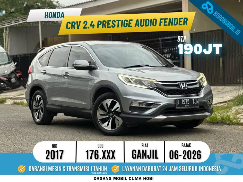 Honda CRV 2.4 Prestige Audio Fender 2017 Abu