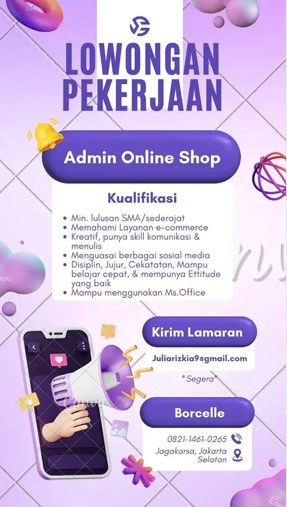 Dicari admin host live yang jujur dan bisa komputer