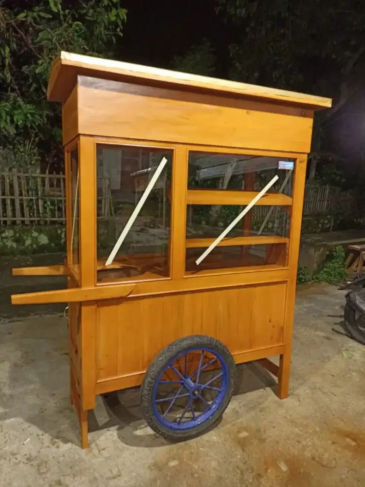 Jual Gerobak Angkringan, Bakso, Mie Ayam, Bubur, Sate, Soto, Pecel dll