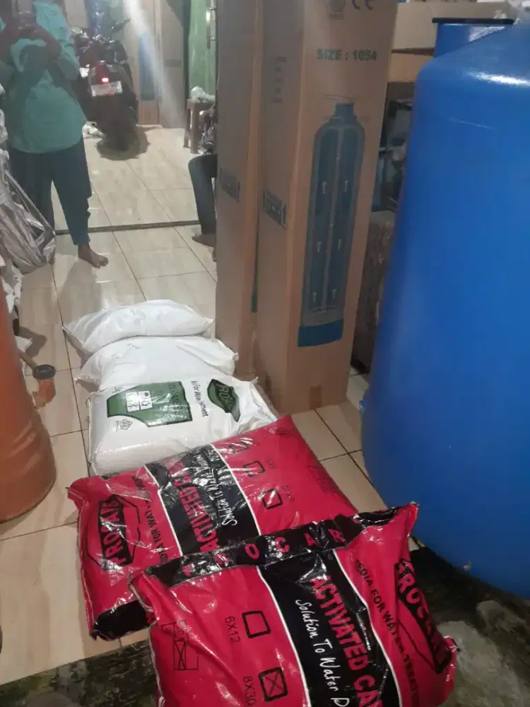 Ganti media filter air