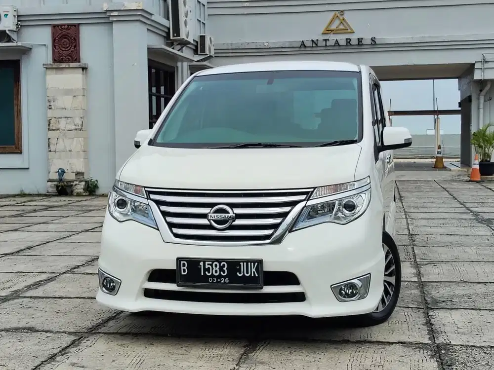 DP 9JT SAJA NISSAN SERENA HWS 2.0 AT MATIC AUTOMATIC 2016 PUTIH