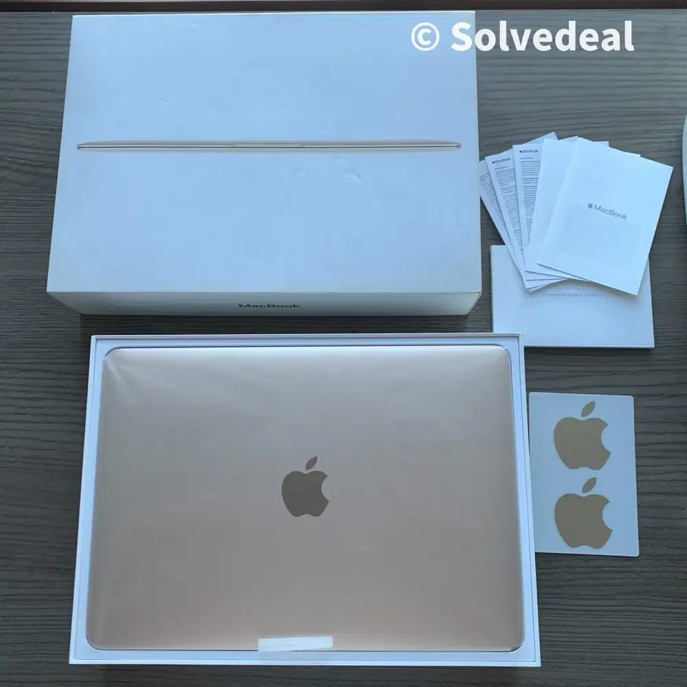 Laptop Apple Macbook Retina 12 Inch SSD 512GB 2017 Ibox Gold