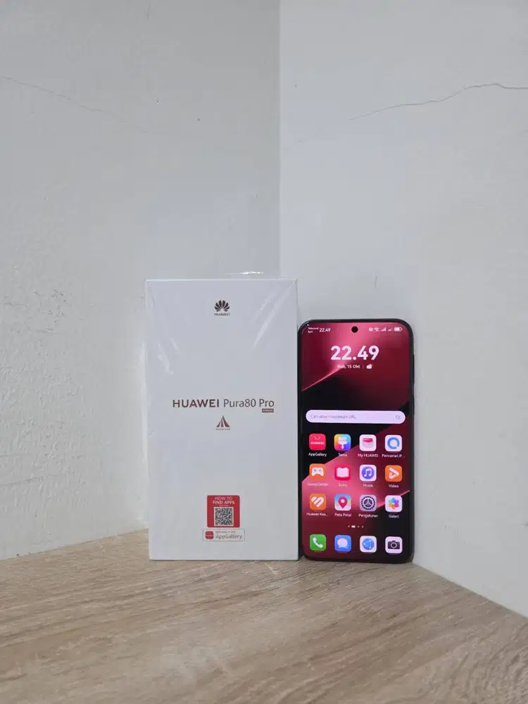 Huawei Pura 80 Pro 12/512 Resmi Glazed Red Like New Fullset 12GB 512GB