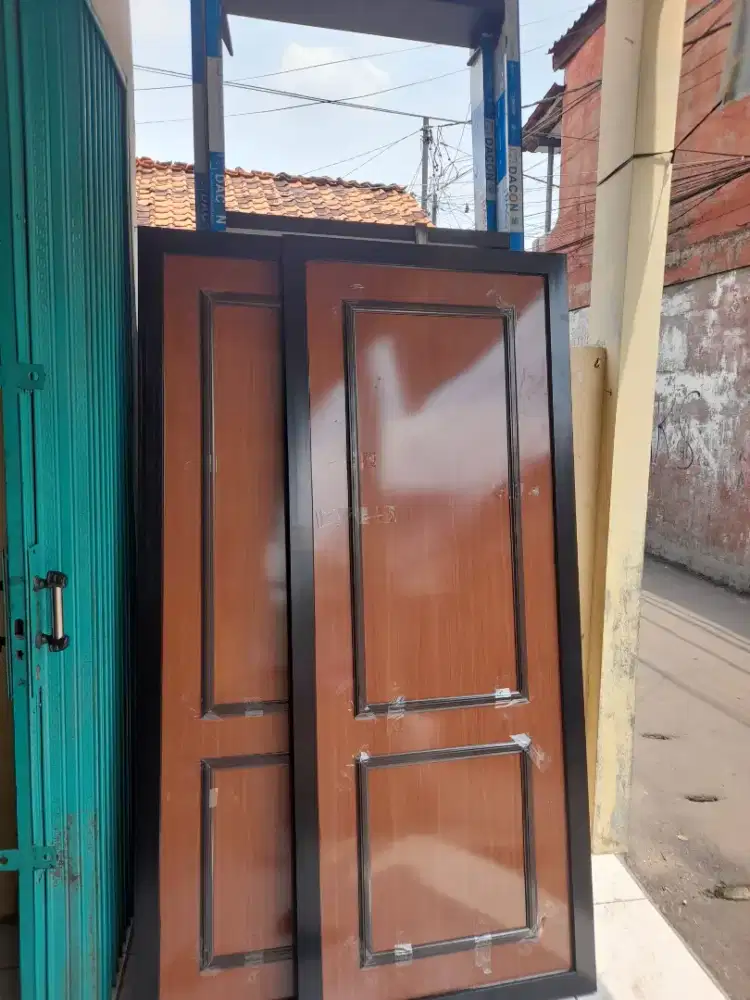 Pintu acp alumunium anti karat,rayap dan air