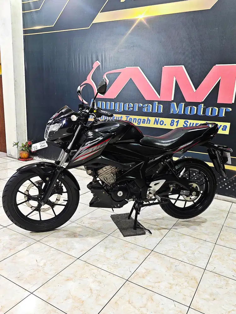 GSX Bandit 150.2020 black glossy gesit kencang.Anugerah motor rungkut