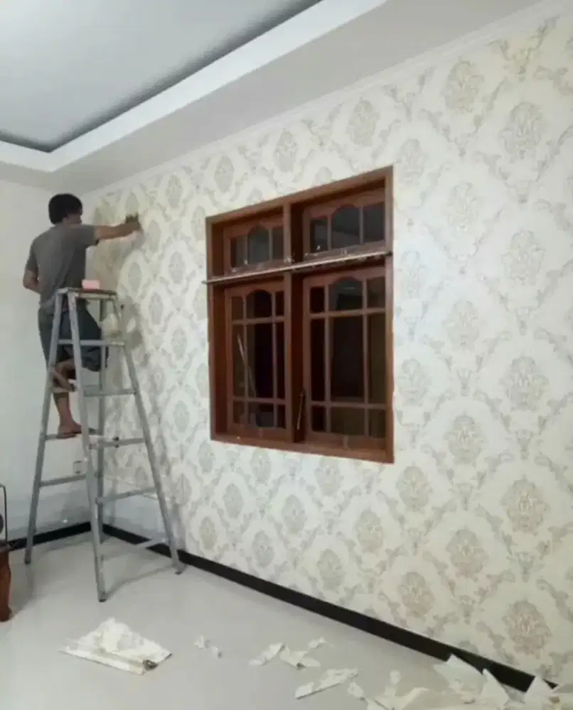 Wallpaperdinding interior