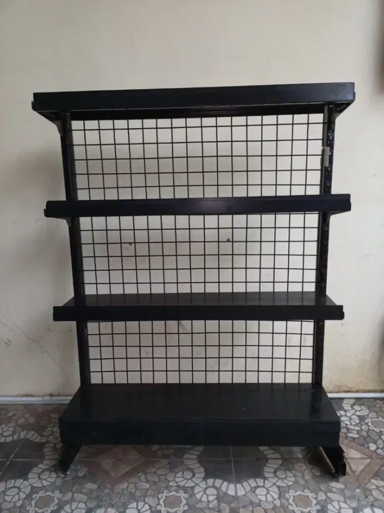 Rak gondola untuk jualan, etalase, rak jualan, rak display..