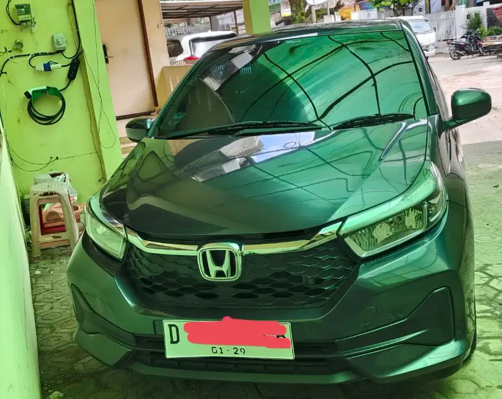 JUAL HONDA BRIO WARNA ABU TUA METALIK KM RENDAH BANDUNG ASLI