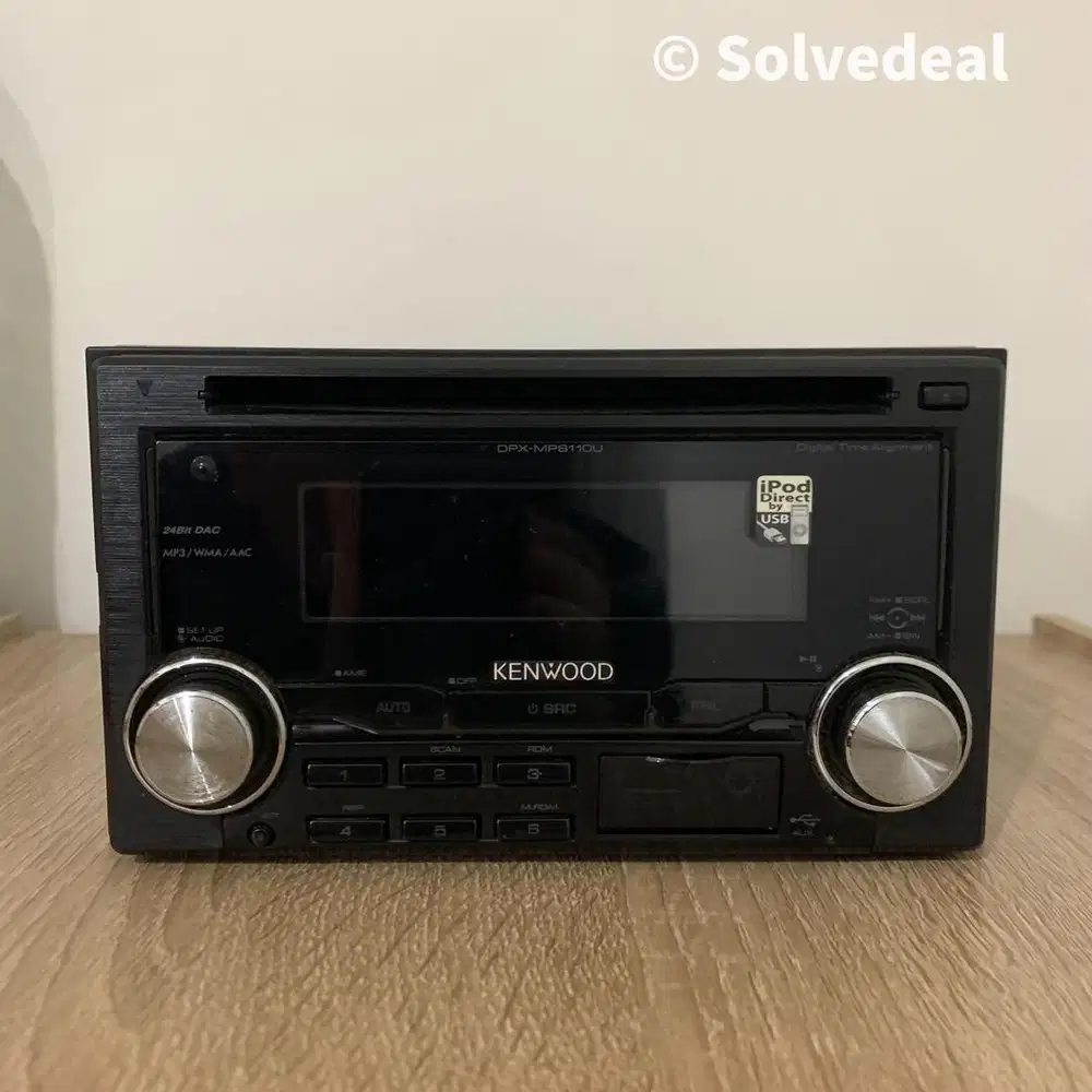 Audio Mobil Kenwood DPX-MP6110U Original Honda Siap Pakai