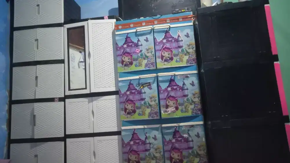 Jual lemari plastik susun