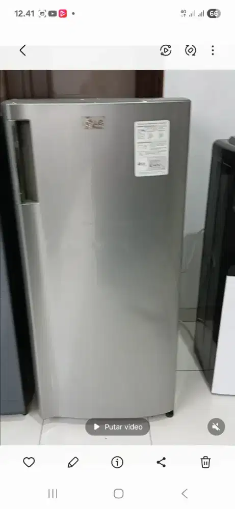 Dijual kulkas 1 pintu