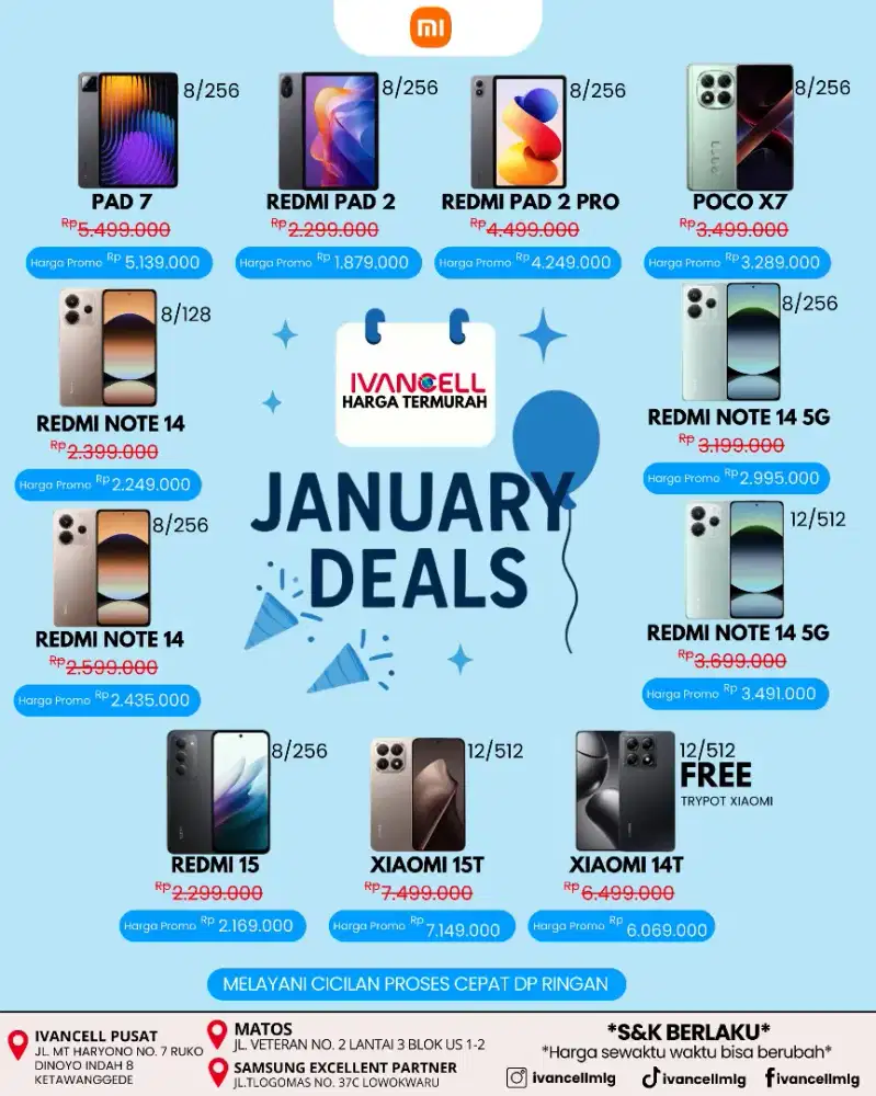 XIOMI 14 T RAM 12 / 512 new promo spesial