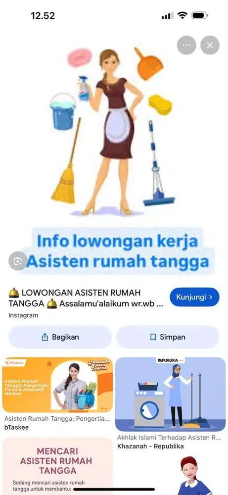Asisten Rumah Tangga Nginep