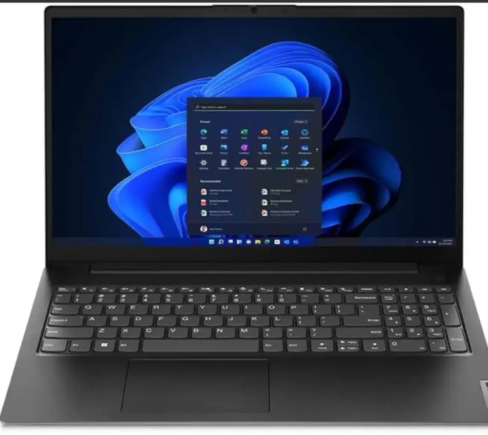 Laptop baru lenovo V15 G4 AMN hitam