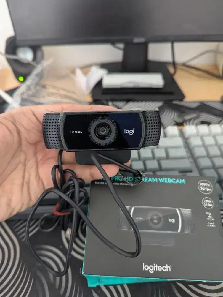 Webcam logitech c922 pro hd stream webcam bu murah