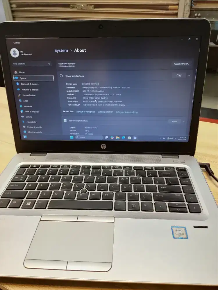 Laptop HP Elitebook 840 RAM 8GB SSD 256