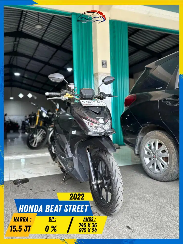 HONDA BEAT STREET 2022 MURAH POLL BOSSKU HIKMAH MOTOR KEPUH MALANG