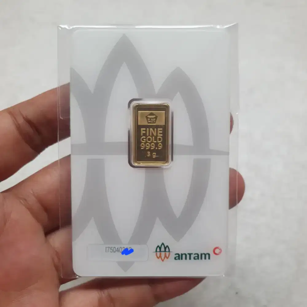 Emas Logam Mulia Emas Antam 3 gr gram RM Surabaya Sidoarjo Gresik