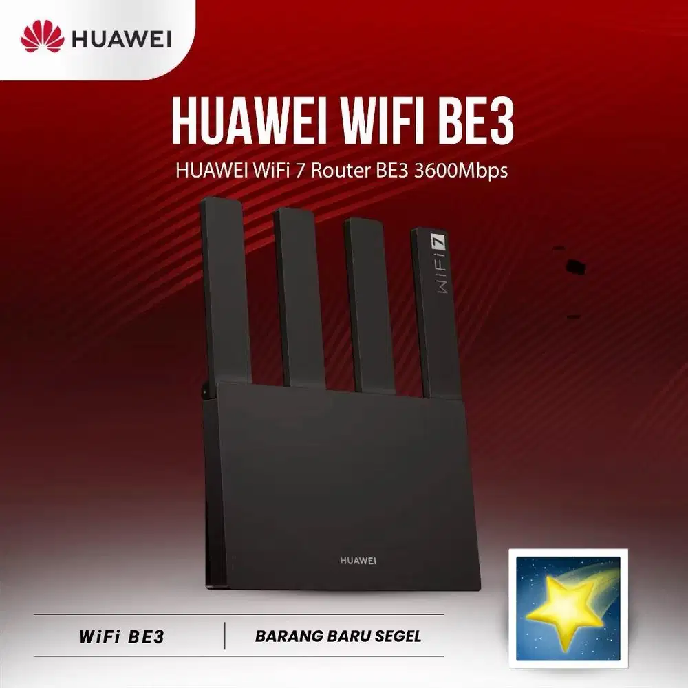 BARU ROUTER WIFI HUAWEI WIFI 7 ETHERNET PORT RJ45