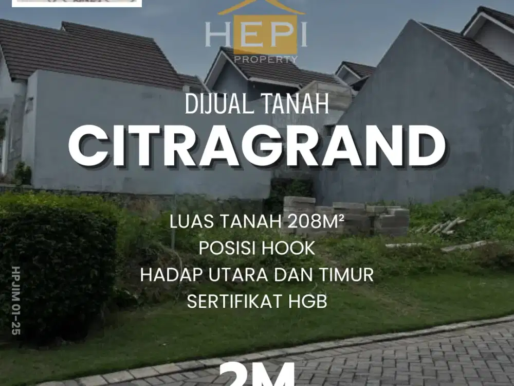Tanah Kavling Citragrand Tembalang Semarang