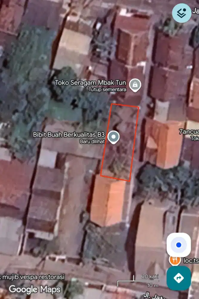 Di jual tanah di jalan jaten 3  kota Semarang