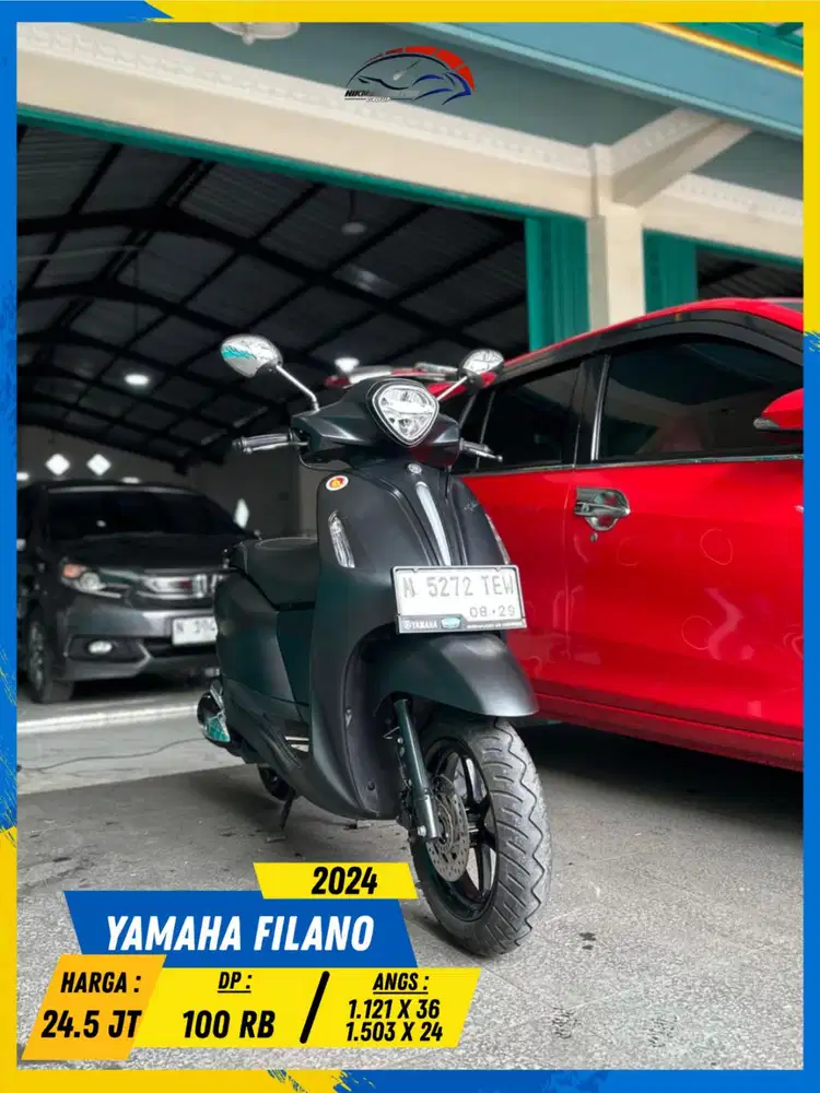 YAMAHA GRAND FILANO 2024 LIKE NEW BOSSKU HIKMAH MOTOR KEPUH MALANG