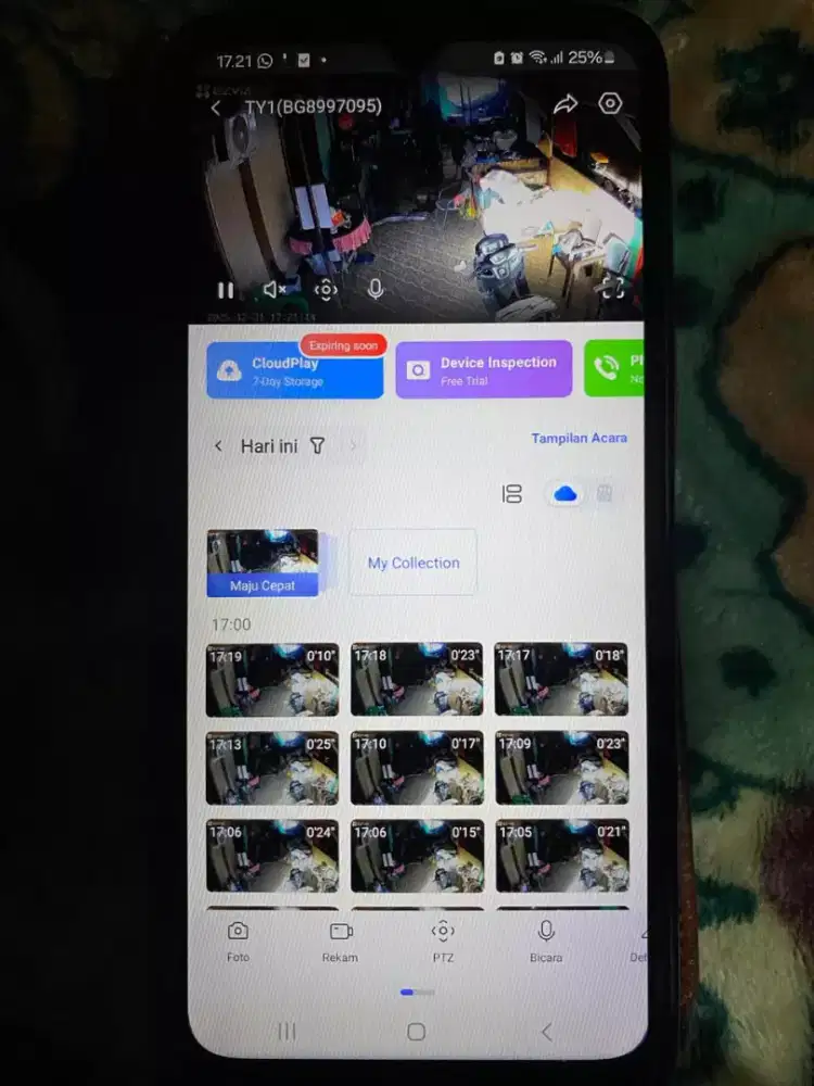 CAMERA CCTV SMART BISA BERPUTAR DAN ALARM BERBUNYI