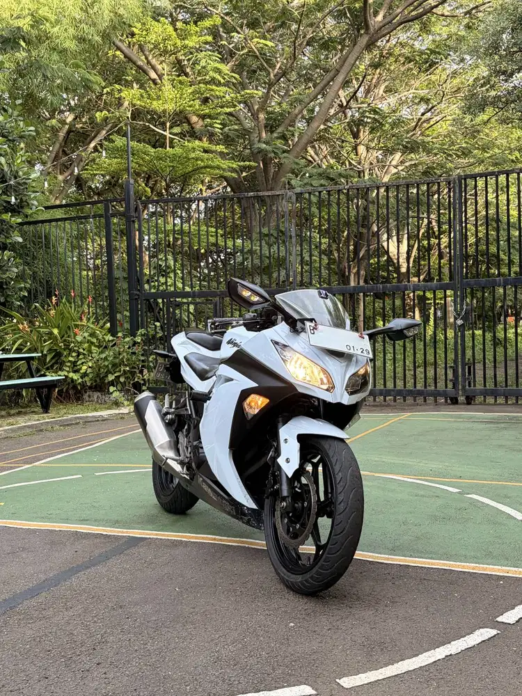 Ninja 250 FI 2013 Putih Plat B Pajak ON