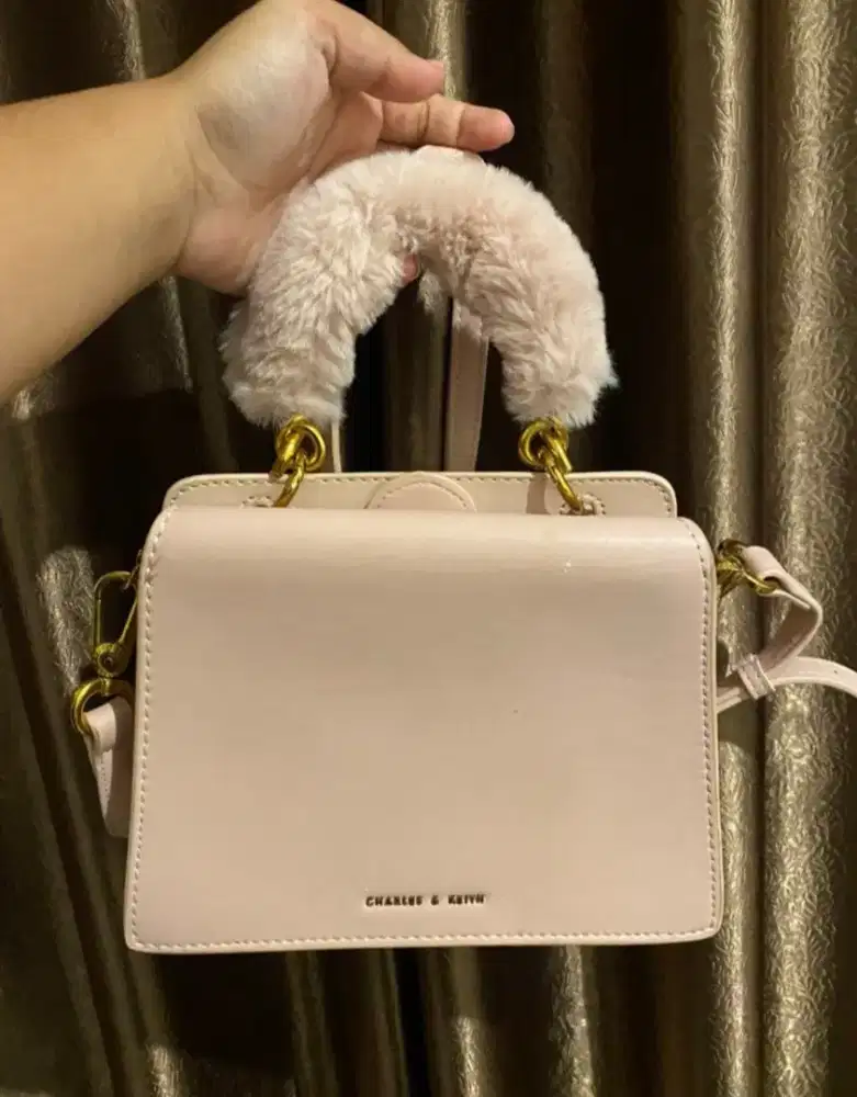 Charles n keith pink bag