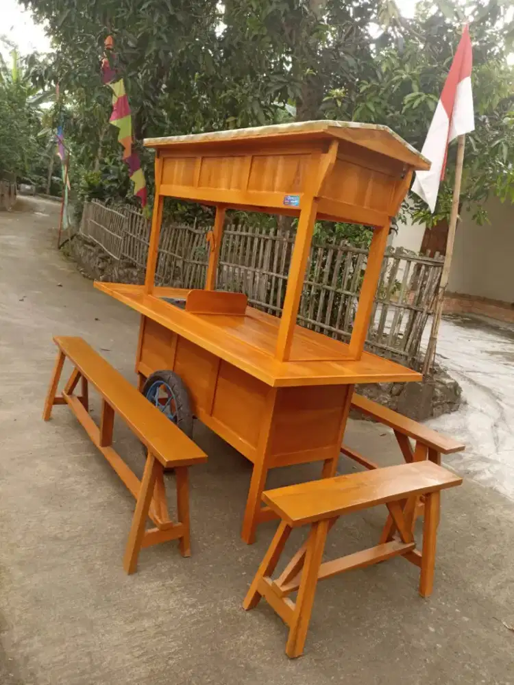 Jual Gerobak Angkringan, Bakso, Mie Ayam, Bubur, Sate, Soto, Pecel dll