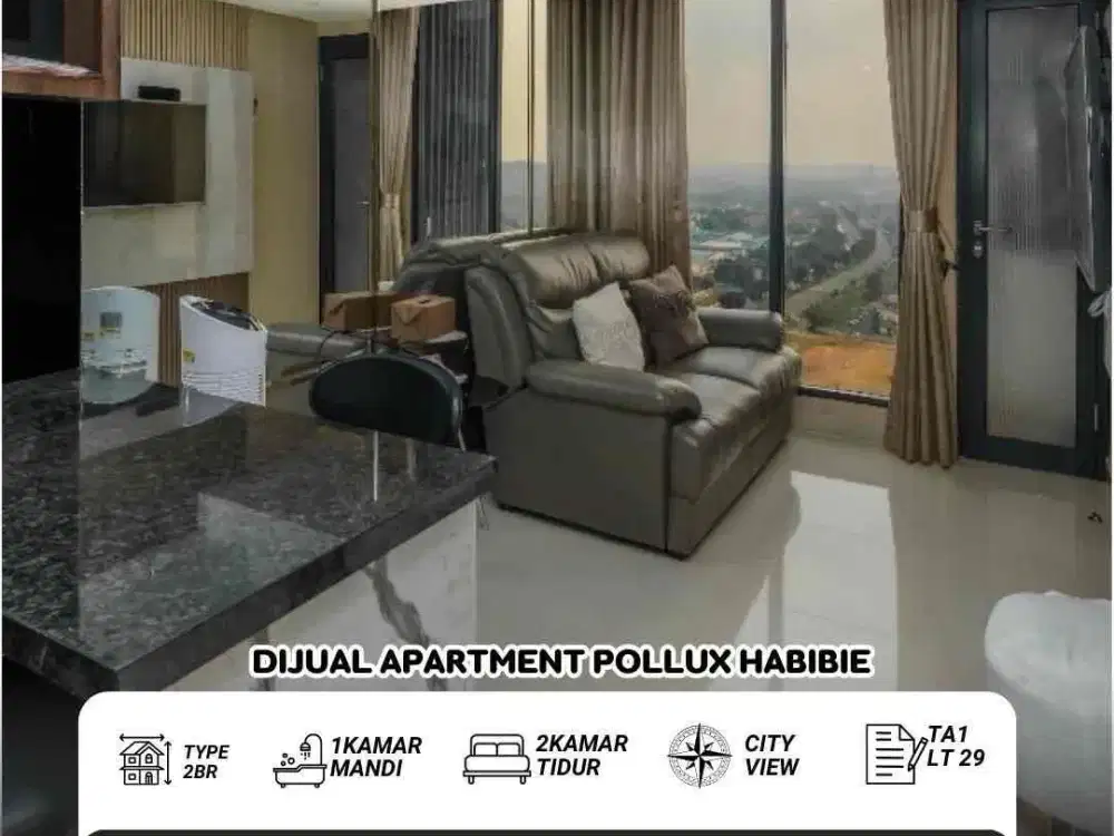 Dijual Murah 2 Bedroom Pollux Habibie Batam Center