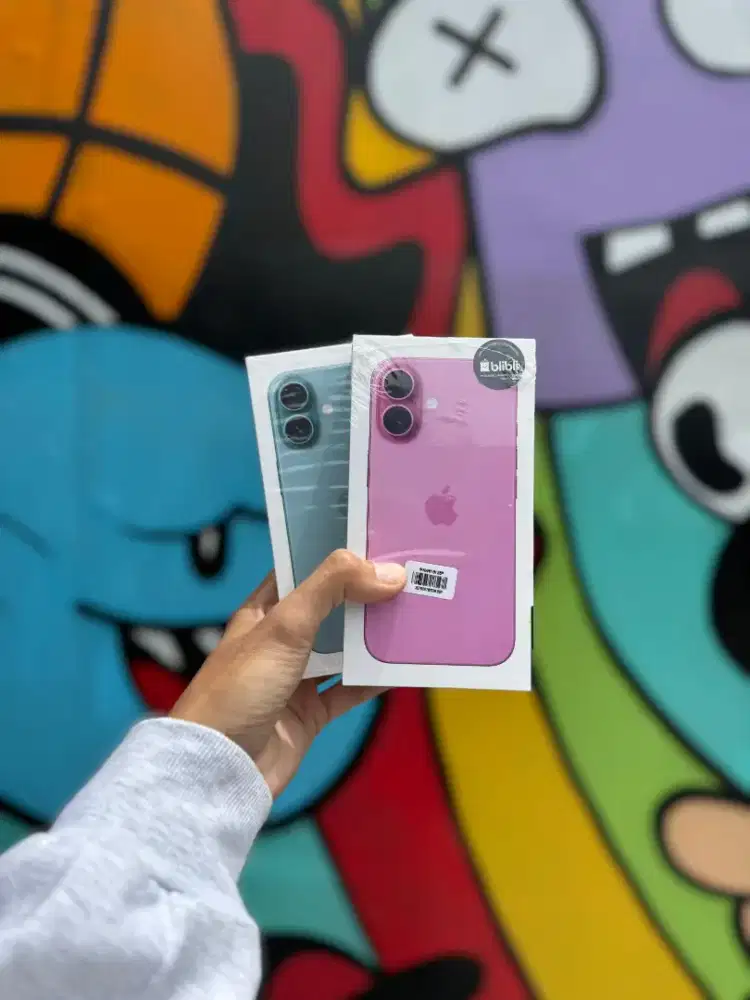 READY Iphone 16 128GB Pink New Unit Ibox bisa cicilan