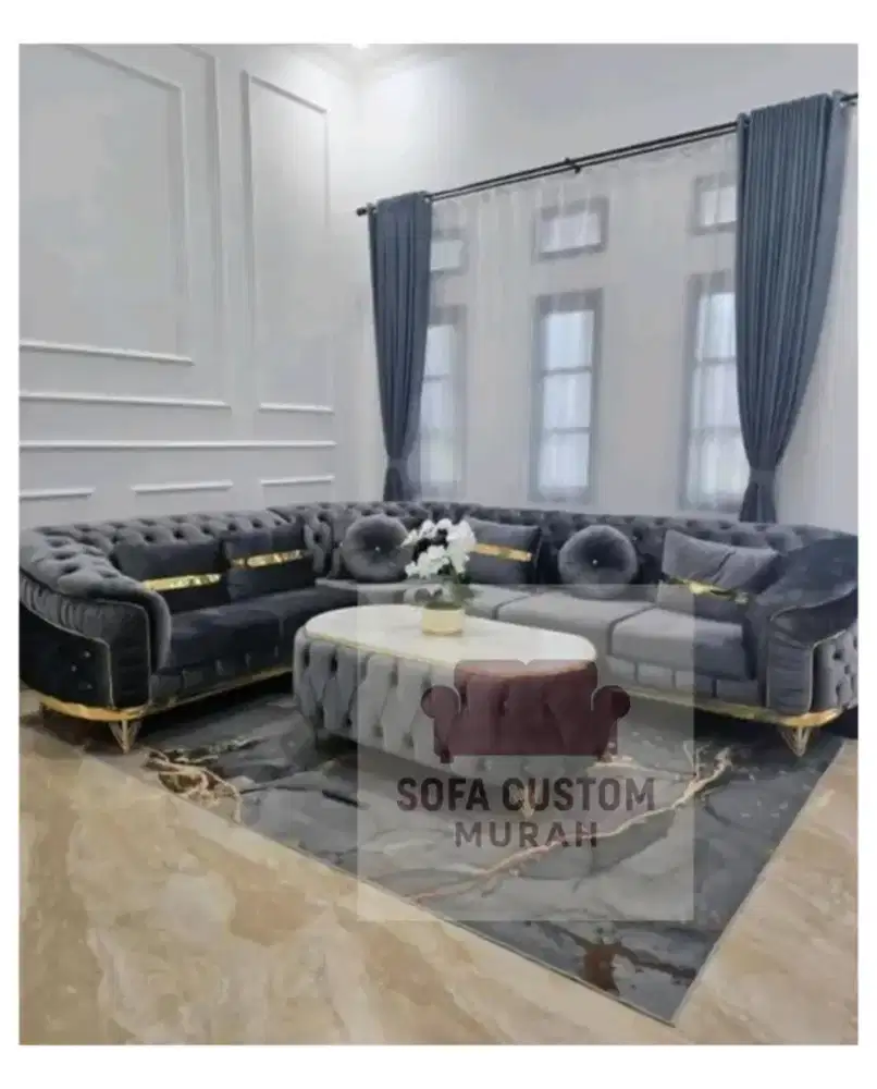 Sofa L sudut arabian