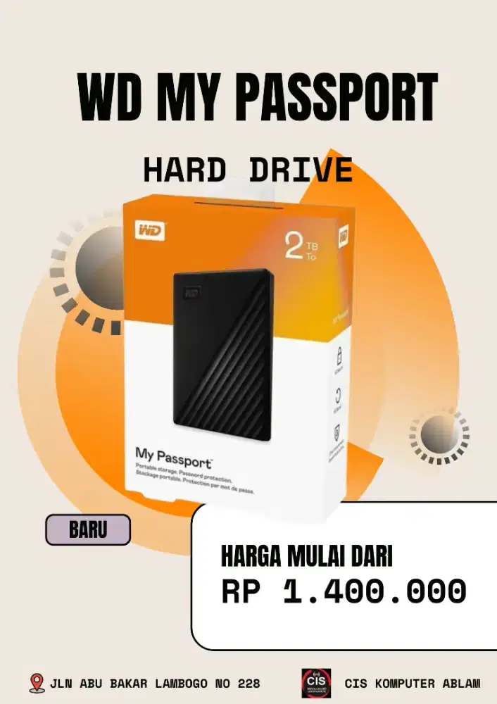 Jual Hard Drive wd my passport